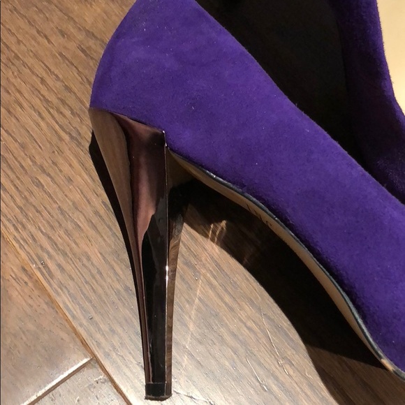 Metallic heeled pumps - Picture 4 of 4